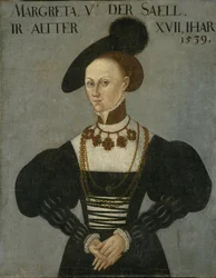 Margarethe von der Saale, morganatische Ehefrau von Philipp I.